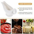 thumbnail image 3 of 1pc Home Ceramic Gravy Boat Saucier Sauce Jug Seasoning Storage Container, 3 of 8