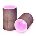 thumbnail image 7 of Yayeee Flameless Candles with Remote Flickering Battery Operated Multi Color Changing, Wood Grain, 7 of 7