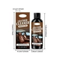 thumbnail image 3 of HaoXun Leather Cleaner Deep Cleans Stubborn Stains, Preserves Leather Texture for Sofa & Car Seat Maintenance, 100ml, 3 of 9
