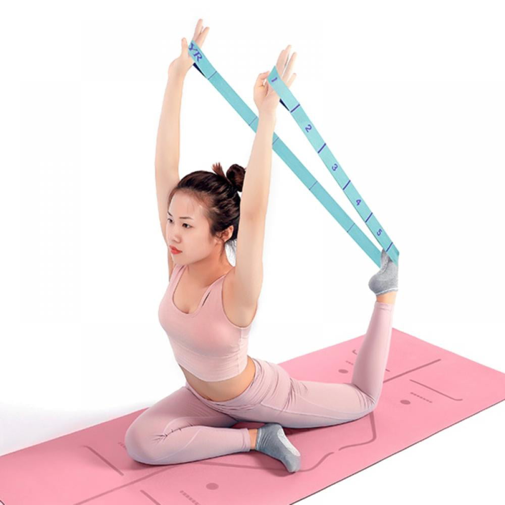 Pilates Yoga Elastic Resistance Strap Fitness Latin Training Stretch Band 