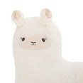 thumbnail image 3 of Little Love by NoJo Llama Shaped Plush Sherpa Decorative Pillow, Ivory, 3 of 7