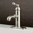 thumbnail image 2 of Kingston Brass KS7418ACL American Classic Single-Handle Bathroom Faucet, Brushed Nickel, 2 of 4