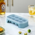 thumbnail image 3 of AYktou Ice Tray Ice Maker,Reusable Ice Trays for Freezer with Lid,8 Cubes Food Grade Soft Bottom Silicone Ice Molds,Easy to DeMolds,for Whiskey Cocktail Coffee Drinks, 3 of 6