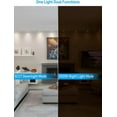 thumbnail image 2 of TORCHSTAR 5CCT 2 Inch LED Recessed Lighting with Night Light, Dimmable & 2700K-5000K Selectable, CRI90 Anti-Glare Baffle Trim Recessed Down Light for Hallway Bedroom Kids Room, ETL, Pack of 6, 2 of 8