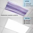 thumbnail image 3 of 1 Pack Art Purple Wave Fluorescent Light Covers for Ceiling Lights Watercolor Abstract Magnetic Ceiling Light Covers Overhead Light Filters for Office Classroom Home, 3 of 9