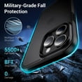 thumbnail image 4 of Translucent Matte Case for iPhone 14 Pro Max 6.7'', [Anti-Fingerprint] [Never-Yellow] [Mil-Grade Shockproof] Protective Thin Phone Case, Slim Fit Frosted Hard Back Cover with Silicone, Black, 4 of 9