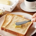 thumbnail image 3 of Chenmei Trendy Home Essentials Kitchen Utensils: 304 Stainless Hammered Butter Cheese Baking Tools Dessert Jam, 3 of 8