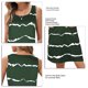thumbnail image 4 of Vestido sin mangas a rayas, informal, suelto, con bolsillos laterales, vestido sencillo a rayas de verano con cuello redondo, 4 of 4