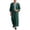 Green, variant on Men's Muslim Clothes V-Neck Short Sleeve Plus Size Thobe Kaftan Loose Casual Solid Color Breathable Soft Thobe Red XXXXL