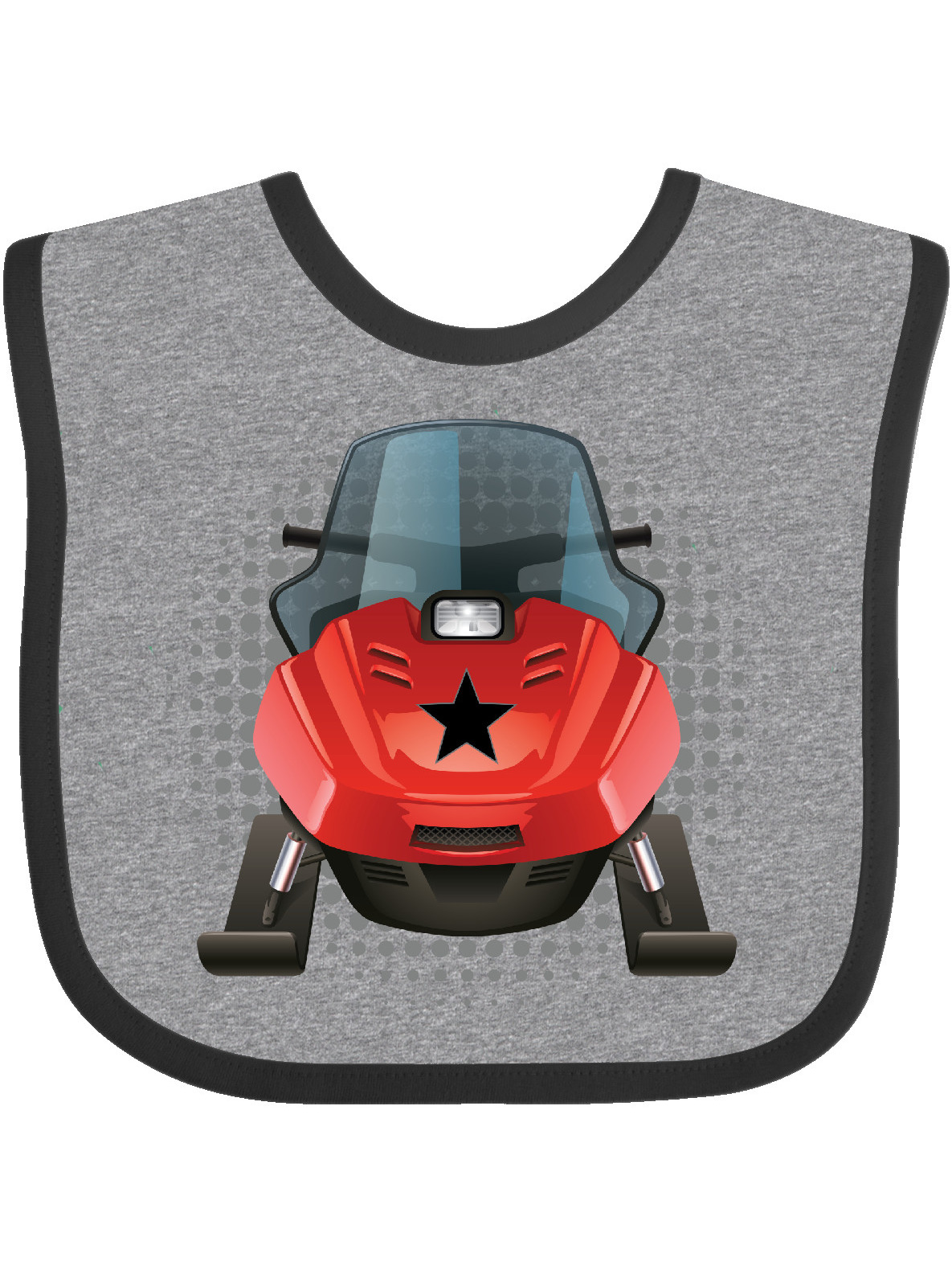 Snowmobile Gifts For Kids Baby Bib