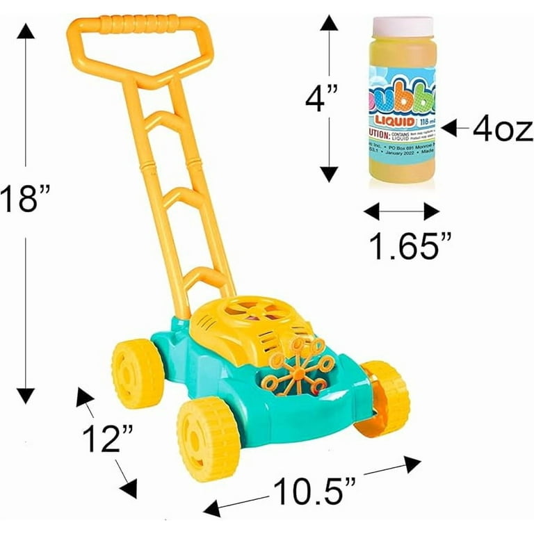 ArtCreativity Bubble Lawn Mower for Kids – Electronic Bubble