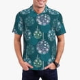 thumbnail image 1 of Balery whiter Snowflake balloons Camisa Polo de Hombre con Estampado, de Manga Corta y Tejido Medio, Camisa Tipo Golf Polo-4X-Large, 1 of 6