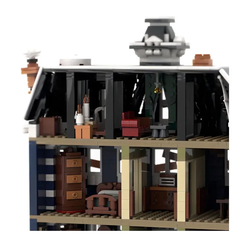 Creel House Modular Building Blocks Set MOC Bricks DIY Model Educational Toys