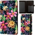 thumbnail image 1 of shiyou-Leather Checkbook Cover for Women Checkbook Holder Wallet RFID Blocking Cute Checkbook Cover for Duplicate Checks Men Credit Card Wallet, Flowers, Rfid Wallet, 1 of 4