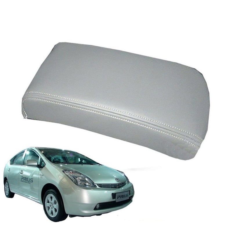 Leather Center Console Lid Armrest Cover Fits for Toyota Prius 2004
