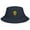 Navy, variant on smile drip Bucket Hat