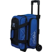 Double Roller Bowling Bag, Holds Two Bowling Balls Bowling Shoes Bowling Cleaners, and Bowling Accessories