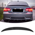 thumbnail image 1 of AMONIDA Rear Trunk Spoiler,ABS Material High Kick Rear Trunk Lid Spoiler Wing For M Performance Style Glossy Black Fit For 3 Series E9, 1 of 8