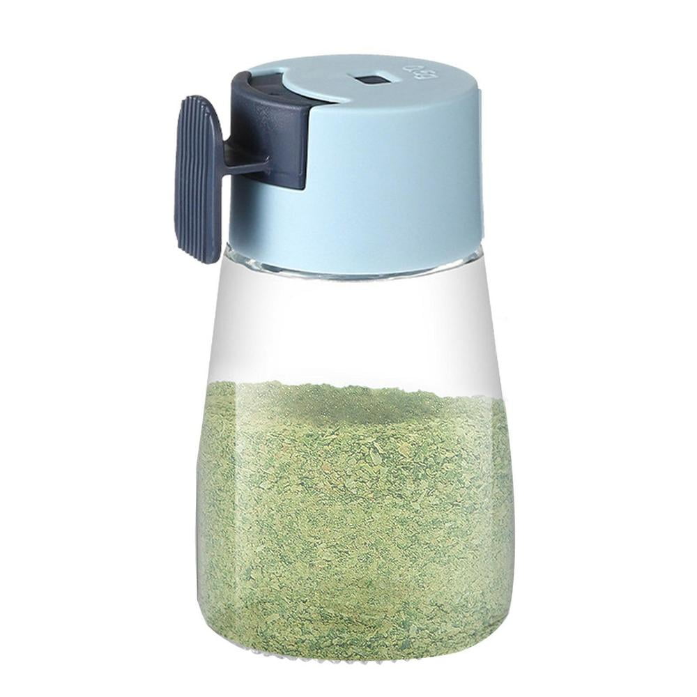 Tohuu Kitchen Salt Shaker Push Type Seasoning Dispenser Sea Salt Bottle