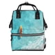 thumbnail image 1 of Disketp Tranquil Ocean Canoe Journey Mochila de Pañales de Gran Capacidad con Múltiples Bolsillos, Mochila de Viaje Multifuncional para Bebé, Unisex, Moderna y Resistente, 1 of 6