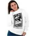 thumbnail image 4 of Movie Star Marilyn Monroe Skeleton Sweatshirt for Men or Women Brisco Brands S, 4 of 6