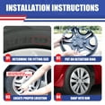 thumbnail image 5 of 4 Pack 16" Hubcaps for 2020-2025 Nissan Sentra,Wheel Rims Cover Compatible With Steel Wheels,Snap on Installation,ABS+PC,Chrome, 5 of 7