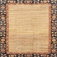 thumbnail image 1 of Ahgly Company Indoor Square Abstract Yellow Abstract Area Rugs, 8' Square, 1 of 6
