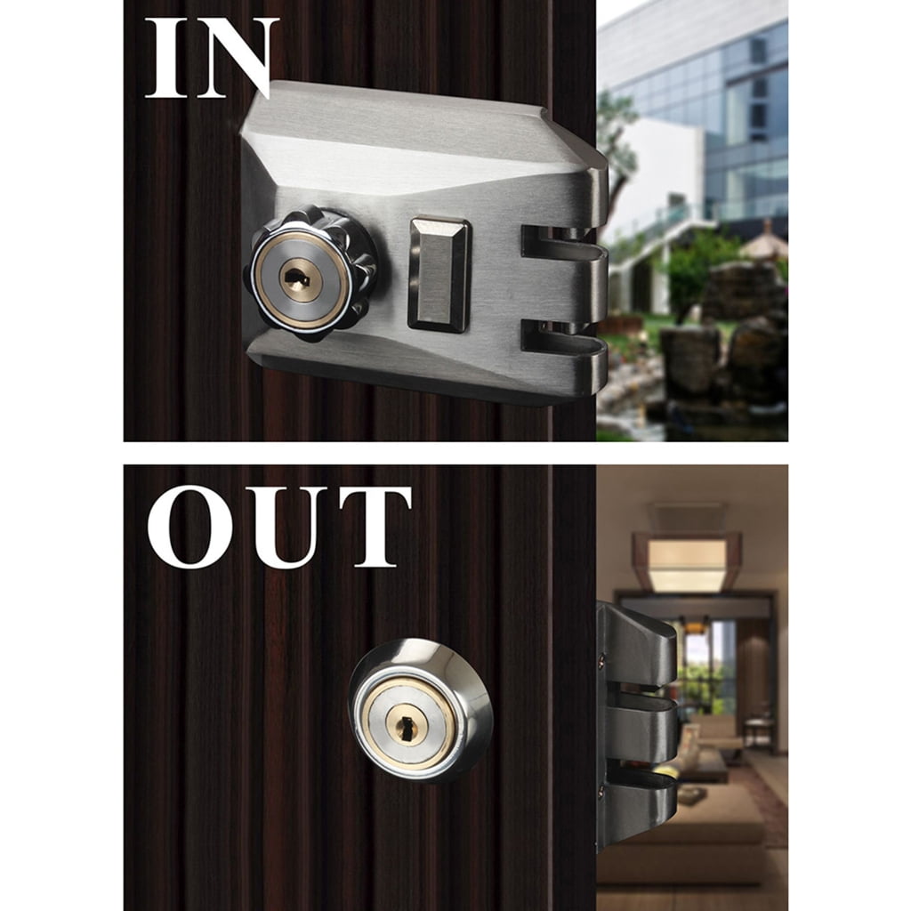 Cylinder Dead Bolt Lock AntiTheft Door Lock with Key Single Cylinder Exterior Door Gate Lock Door Hardware Enduring