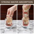 thumbnail image 6 of 6 Pcs Funny Kitchen Towels,Beige Christmas Gingerbread Man Pattern Microfiber Dish Towels,Kitchen Tea Towels,Kitchen Towel Set (18" X 26"), 6 of 7