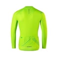 thumbnail image 5 of Santic Striped Mens Cycling Jersey Long Sleeve Bicycle Shirt Bike Jersey for Cyclist Green,M, 5 of 7