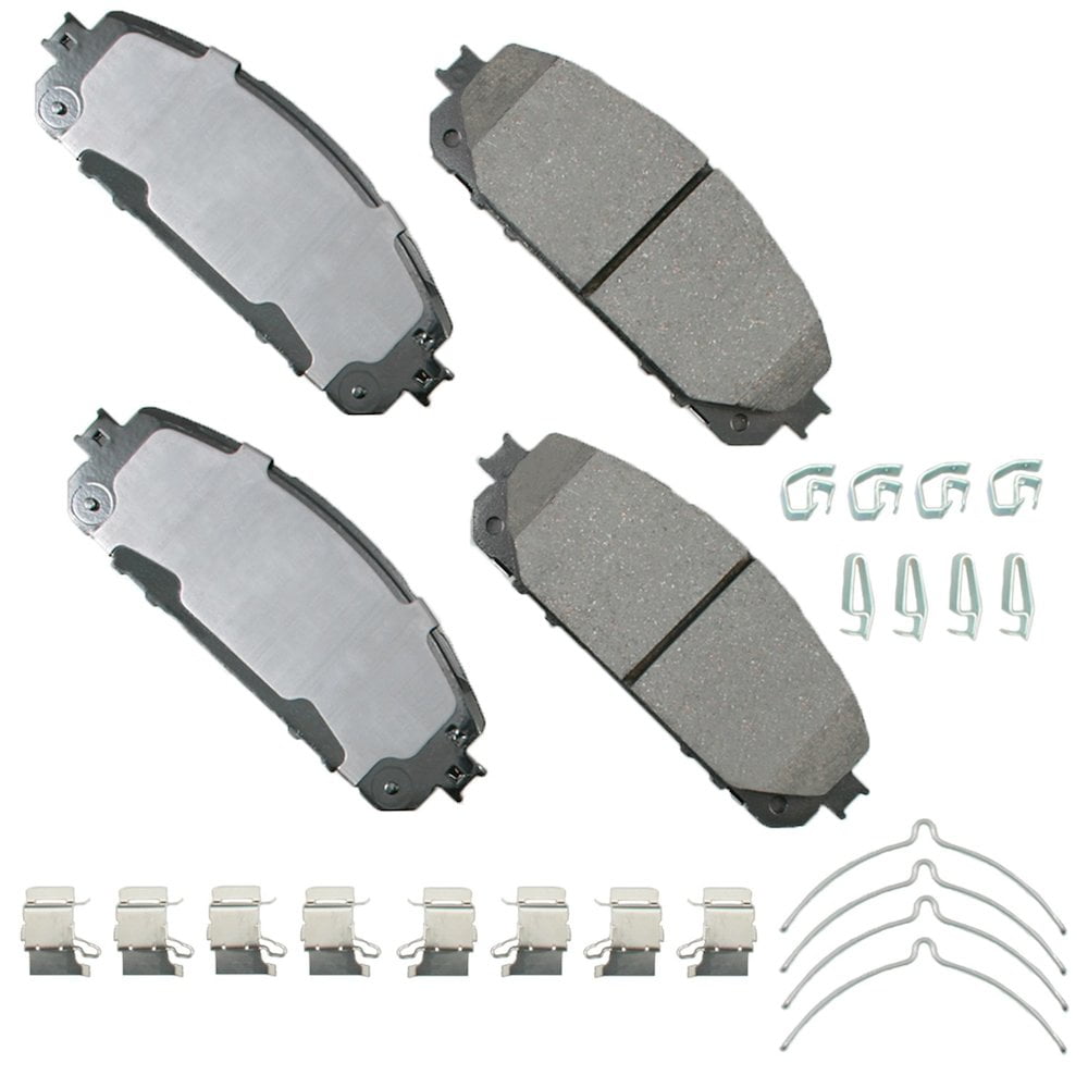 Akebono ProACT ACT1843 Ultra-Premium Ceramic Disc Brake Pads Fits select: 2014-2022 JEEP CHEROKEE, 2016 JEEP GRAND CHEROKEE