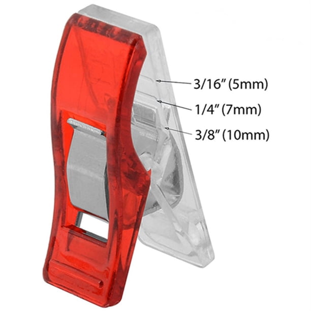 30 Uds Clips de costura para tela multiusos pequeños Mini Clips de costura Clips acolchados para tela, encuadernación para coser, manualidades, Clips de tela
