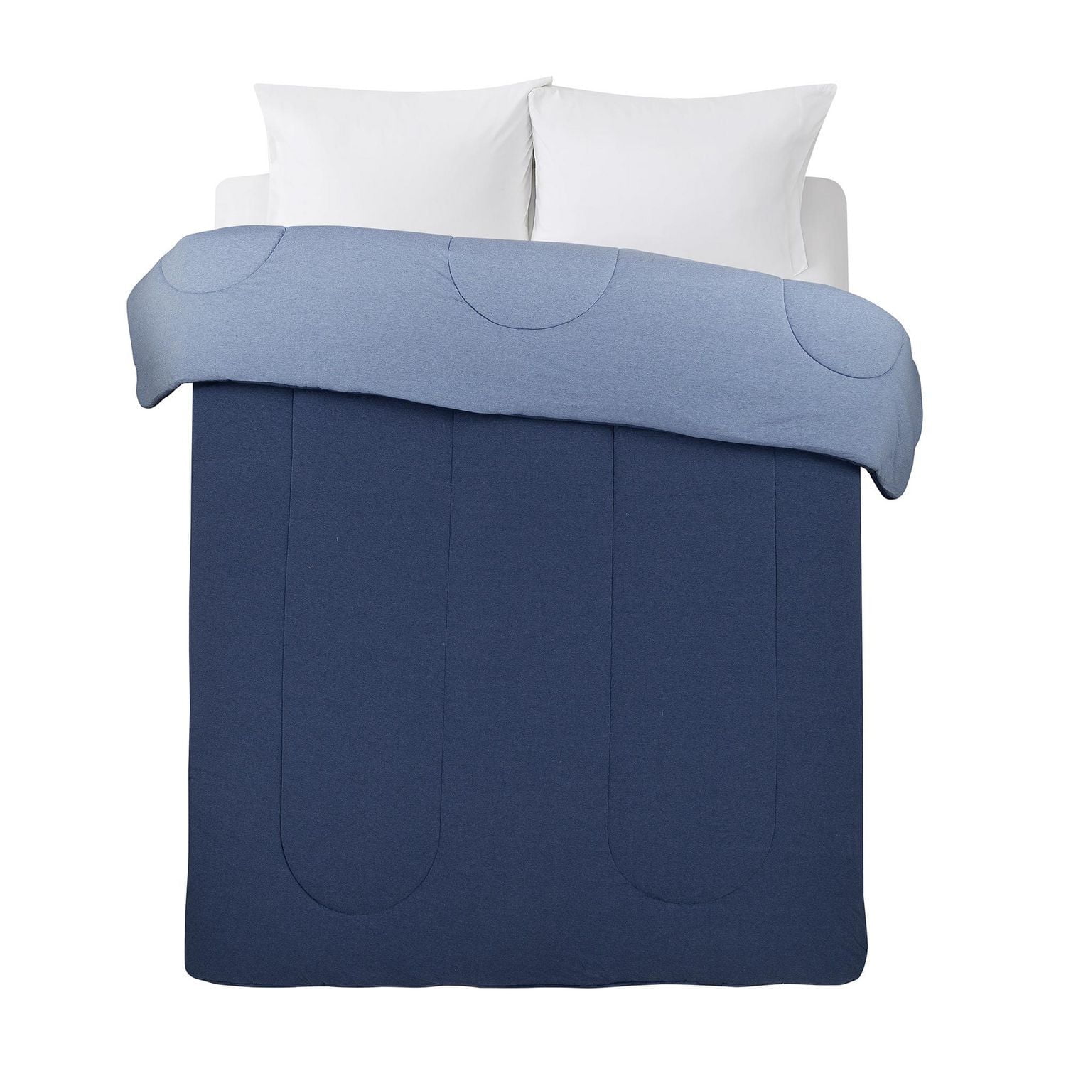 Édredon réversible en tricot jersey Mainstays