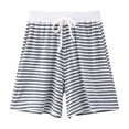 thumbnail image 6 of Amidoa Girls Shorts Elastic Waist Casual Summer Soft Shorts for Kids Dark Gray Size 4T, 6 of 6