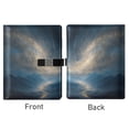 thumbnail image 2 of Leather Notebook with Pen Holder Writing Notepad Includes 100 Pages Lined Journal Golden Nebula, 2 of 6