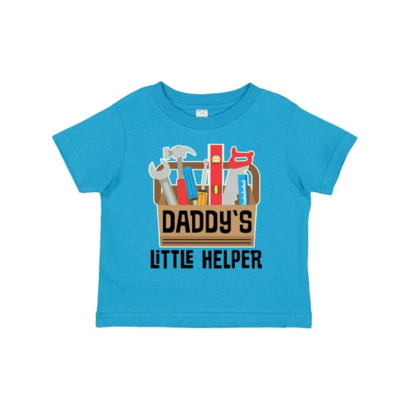 Inktastic Daddys Little Helper Tool Box Boys or Girls Toddler T-Shirt