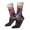White, variant on Ocean Seahorse Pattern Sport Socks for Women and Men Crew Socks Sporty Calf Socks Casual Socks