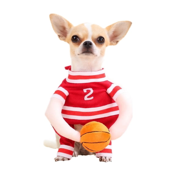 Dog Halloween Costumes, Dog Basketball Costume with Ball, Halloween Costumes with Basketball, Costume for Small Medium Large Dogs