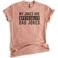 thumbnail image 1 of My Jokes Are Officially Dad Jokes Shirt, Unisex Men's Shirt, Dad Joke Shirt, Dad Shirt, Father's Day Shirt, Heather Sunset, XX-Large, 1 of 6