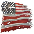 thumbnail image 3 of Empire Art Direct ADM-5009-1831-R Free & Brave Hand Painted Etched Metal Wall Sculpture, 3 of 10