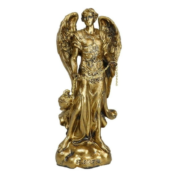Ebros Bronzed Greek Christian Church Archangel Of The Angelic Council Statue 5"H