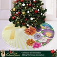 thumbnail image 6 of FMSHPON Happy Easter EggCross Xmas Christmas Tree Skirt Stand Mat for Holiday Party Decoration Indoor Outdoor 48 inches, 6 of 6