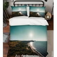 thumbnail image 3 of 3D Sky Sun Beach Landscape Quilt Cover Set Bedding Set Duvet Cover Pillowcases, 3 of 3