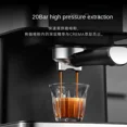 thumbnail image 4 of Máquina de café expreso de 20bar, pequeña máquina semiautomática de espuma de leche de vapor de alta presión para el hogar, cafetera, 4 of 4