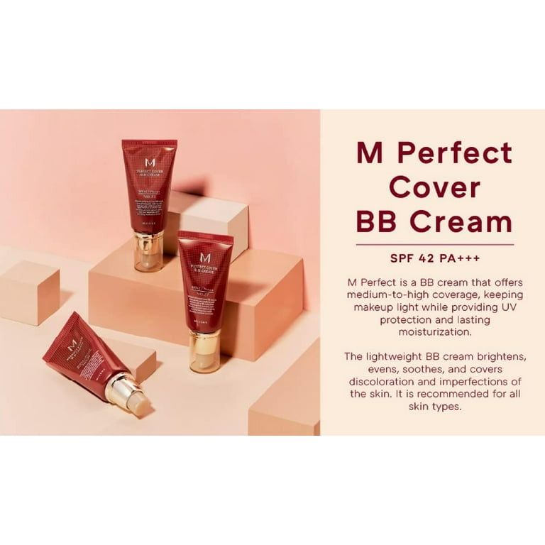 Missha M Perfect Bb Cream No.21: Bright Skin Tinted Moisturizer with SPF