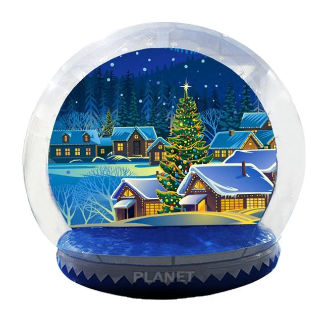 Inflatable Snow Globe 10ft Christmas Decoration Transparent Bubble Tent