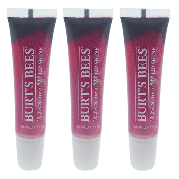 Burts Bees Lip Shine - 050 Pucker por Burts Bees para mujer - 0.5 oz Lip Gloss - Pack de 3