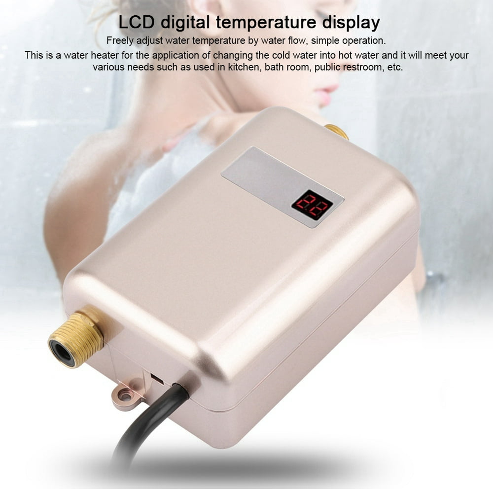 Ccdes Water Heating,Water Heater,110V 3000W Instant Hot Water Heater