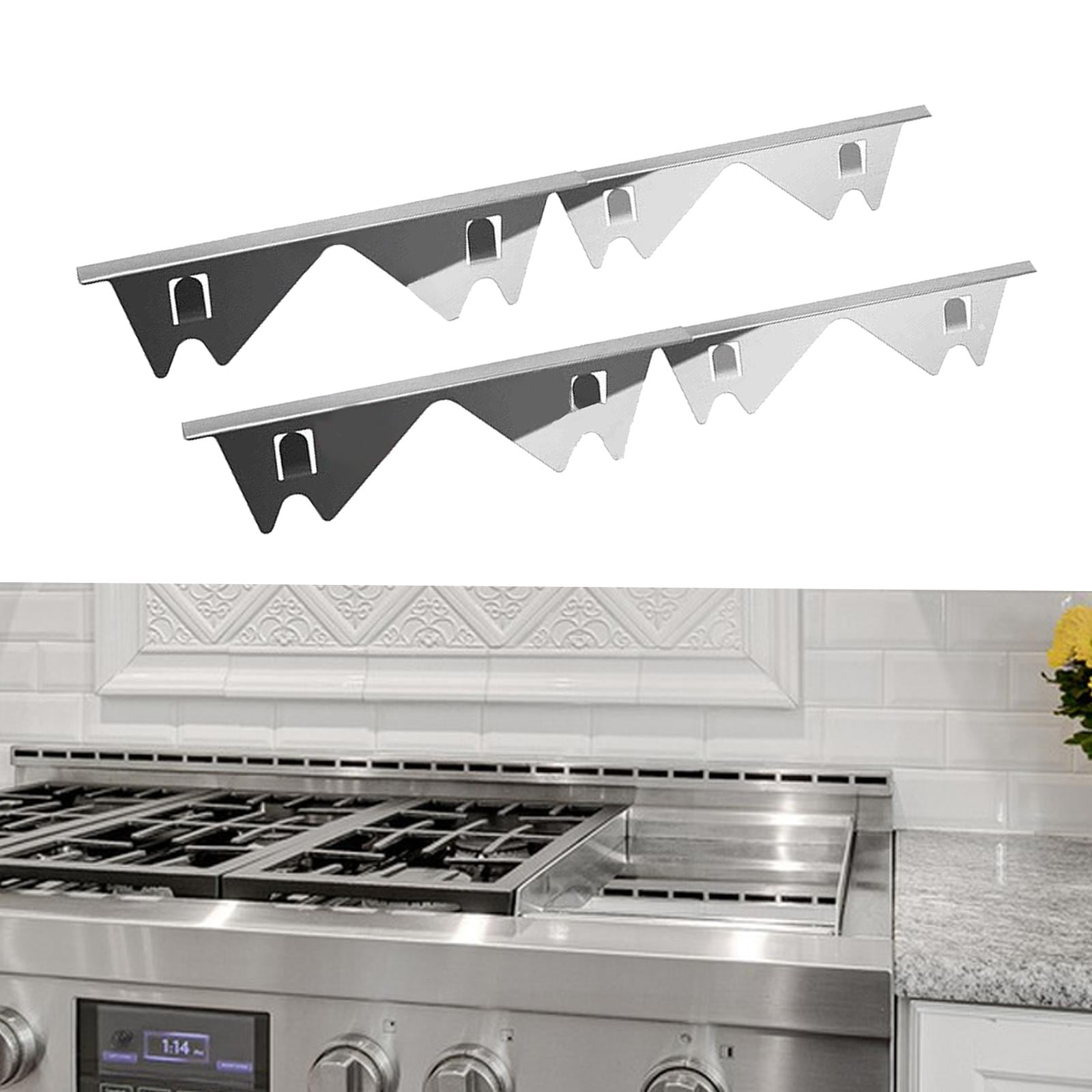 Dualoai Stainless Steel top Counter Cover Kitchen Sturdy Furnaces s 4 pieces