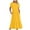 Yellow, variant on VSSSJ Womens Summer Casual Short Sleeve Crewneck Dress Solid Color Loose Flowy Tiered Ruffle Maxi Beach Sun Dress with Pockets Blue XL